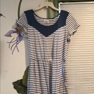 Black Poppy T-Shirt Dress with Pockets